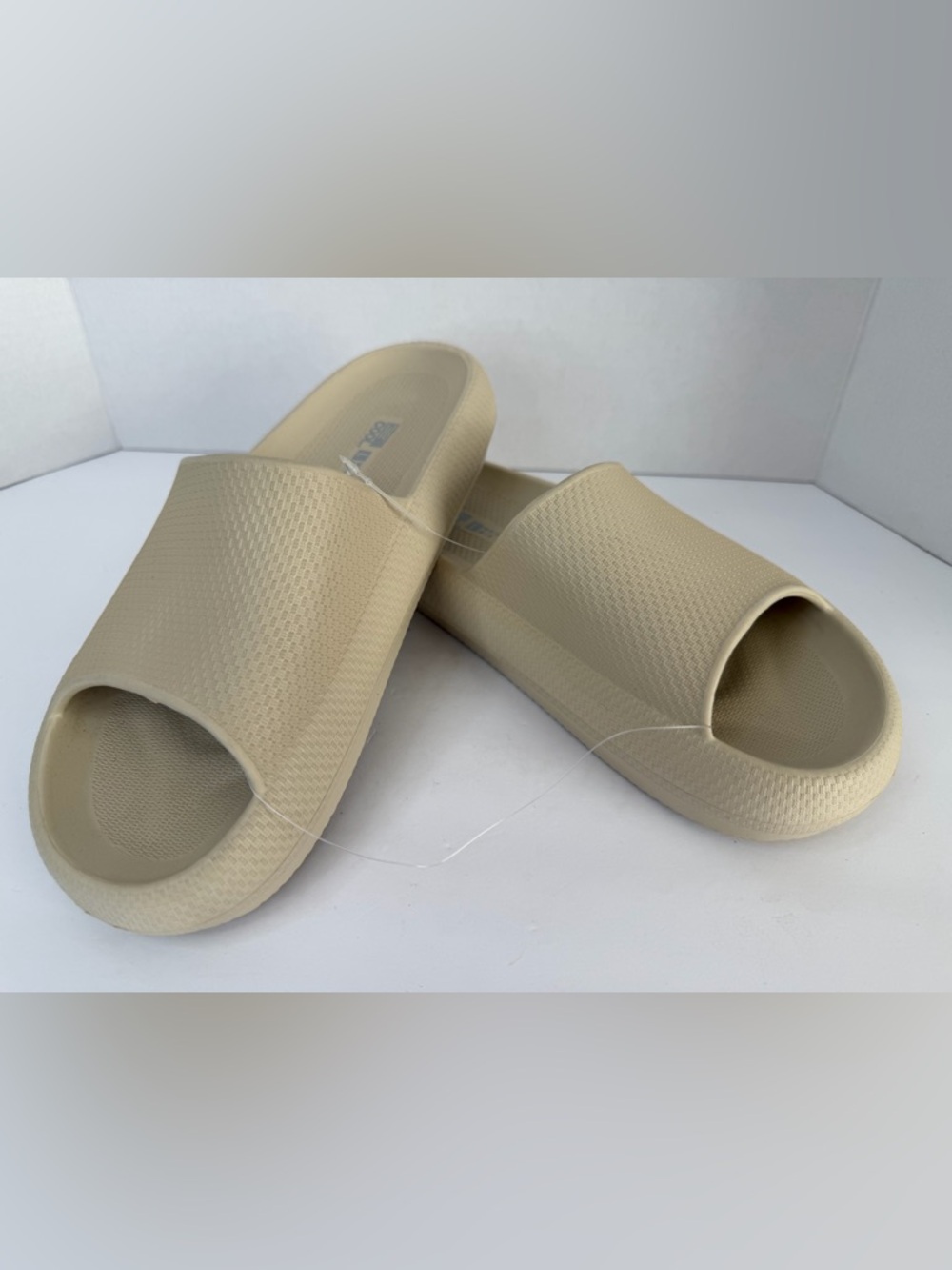 32 Degrees Cool Slides Size L Tan Slip On Sandals Comfort Foam